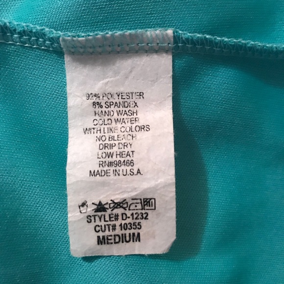 Girls Strapless Abstract Multi-color Dress, Size M - Picture 4 of 4